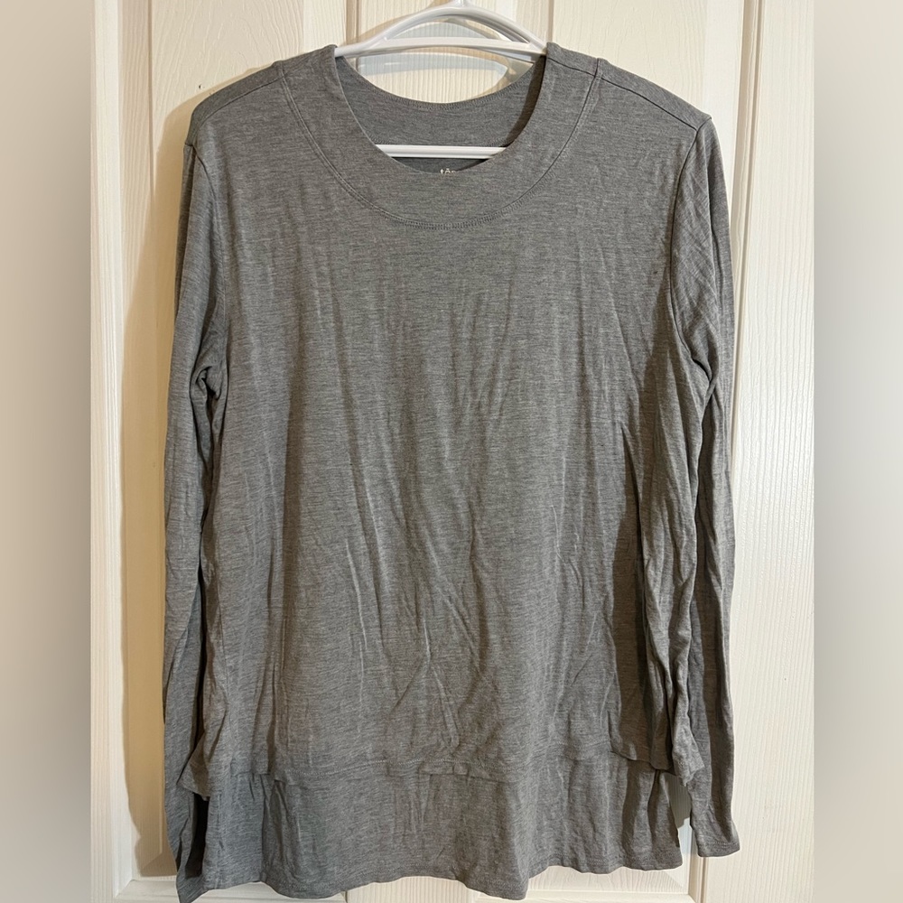 Tonic Shirt w/ slit long sleeve